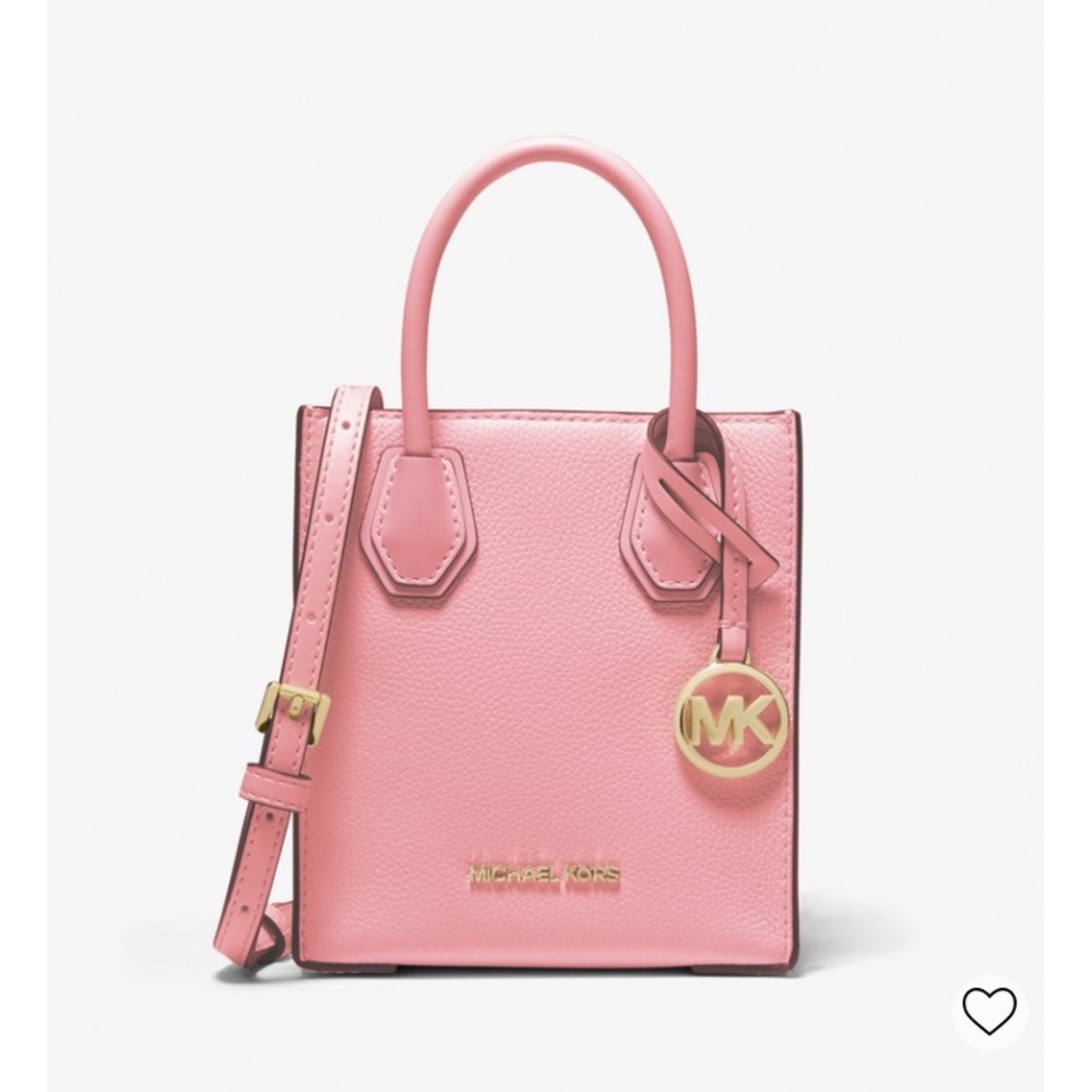 Michael Kors Mercer extra small pebbled leather crossbody bag